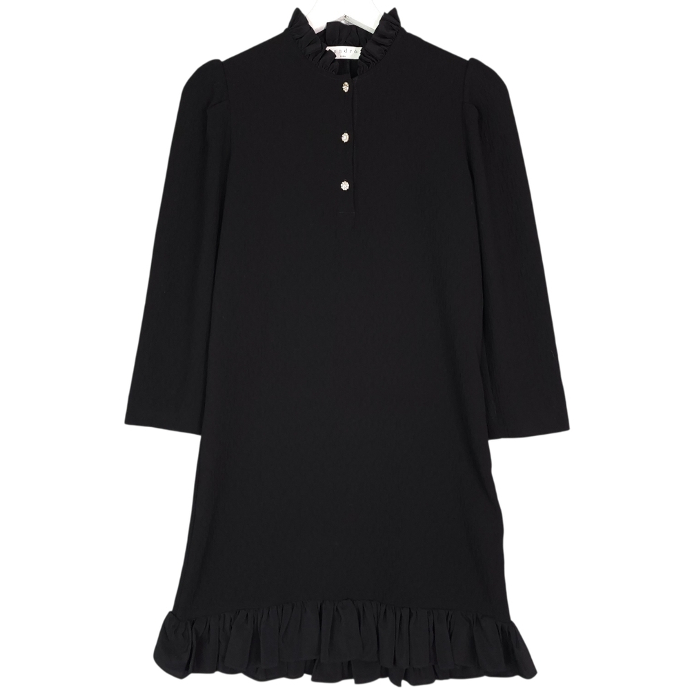 Sandro Felice Ruffle Trim Mini Dress - Picture 2 of 11